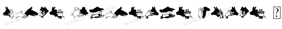 Hand Shadows Icons字体转换